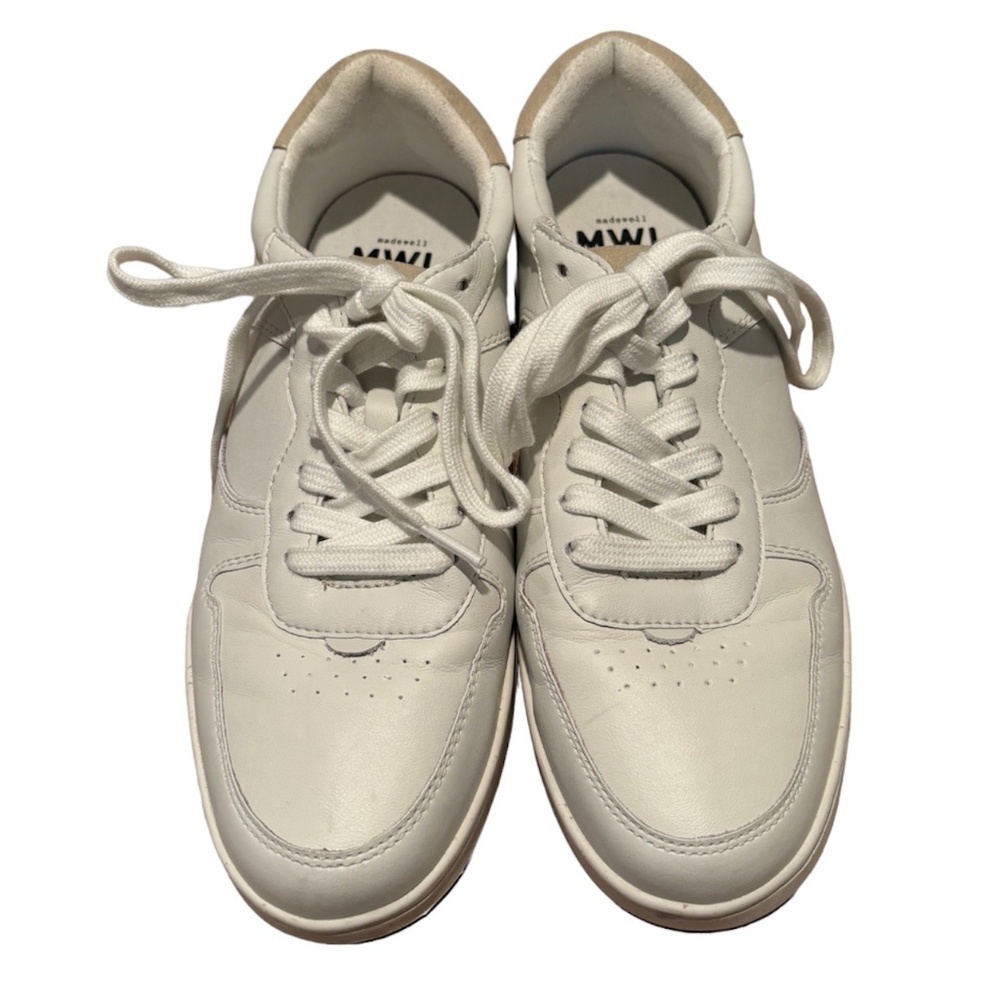 Madewell MWL Court Sneakers in Colorblock Leather and Suede Size 10.5